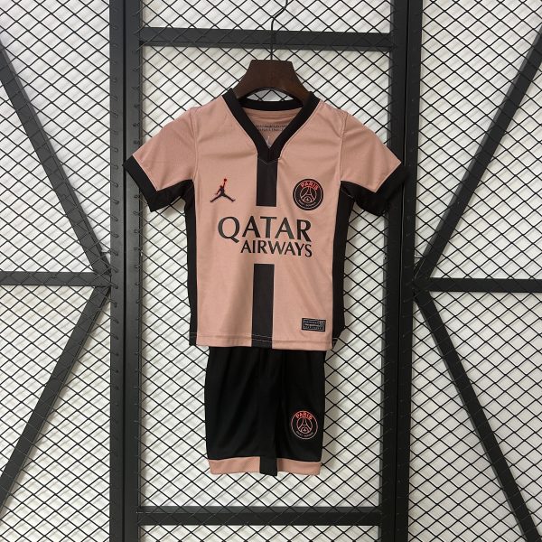 PARIS SAINT GERMAIN TROISIEME MAILLOT 24/25 KIT ENFANTS