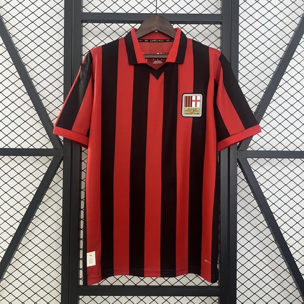 MILAN AC DOMICILE MAILLOT ANNIVERSAIRE 125 ANS RETRO KIT 24/25