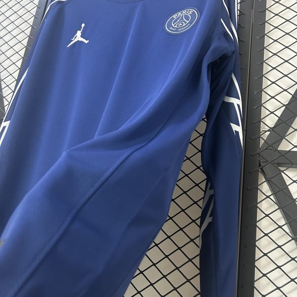 PARIS SAINT GERMAIN QUATRIEME MAILLOT VIERGE SPONSORS MANCHES LONGUES 24/25 – Image 6