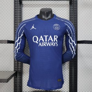 PARIS SAINT GERMAIN QUATRIEME MAILLOT 24/25 MANCHES LONGUES VERSION JOUEUR