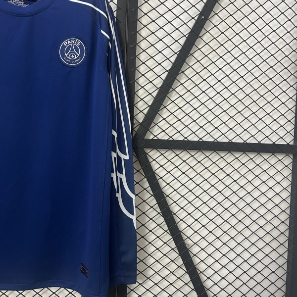 PARIS SAINT GERMAIN QUATRIEME MAILLOT VIERGE SPONSORS MANCHES LONGUES 24/25 – Image 4