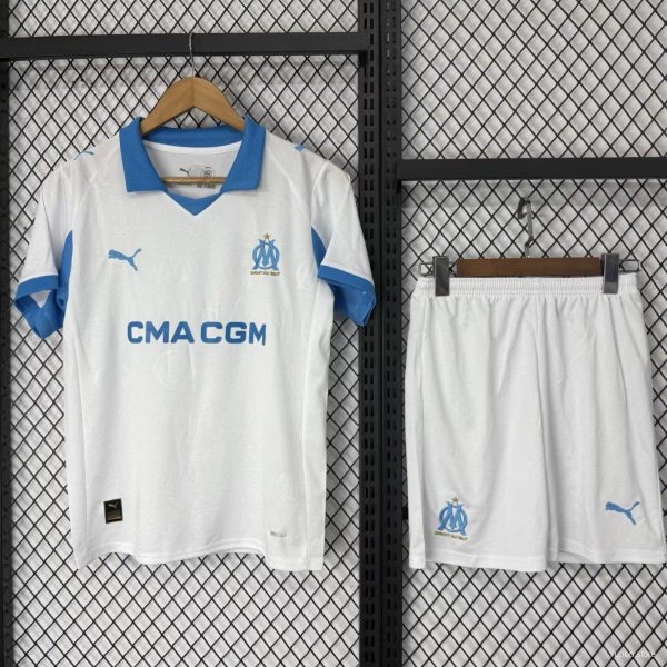 OLYMPIQUE DE MARSEILLE DOMICILE 25/26 KIT ENFANT