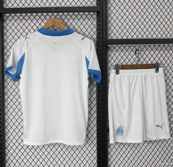 OLYMPIQUE DE MARSEILLE DOMICILE 25/26 KIT ENFANT – Image 2