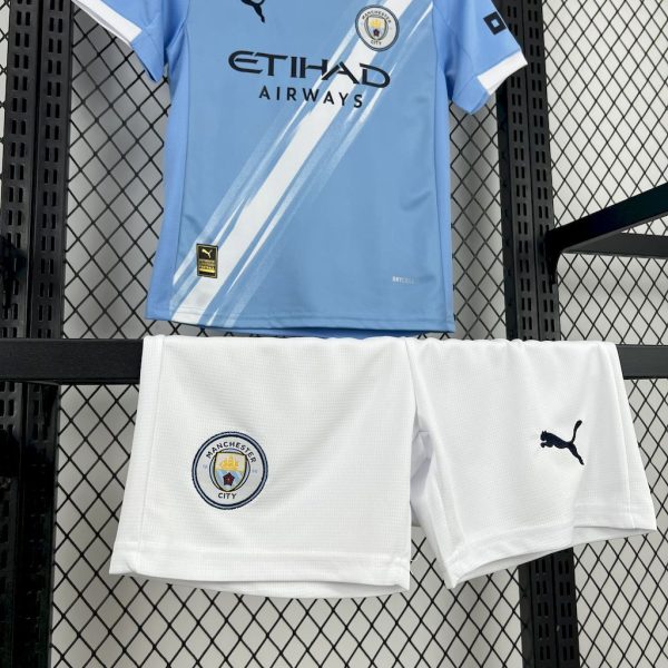 MANCHESTER CITY DOMICILE KIT ENFANT 25/26 – Image 3