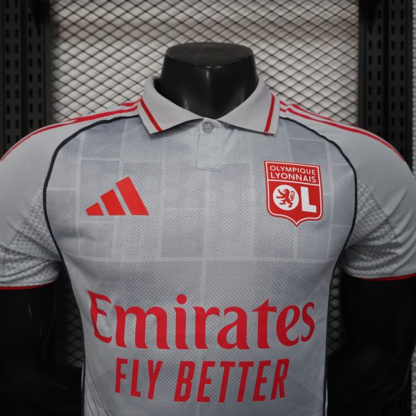 LYON TROISIEME MAILLOT VERSION JOUEUR 25/26 – Image 4