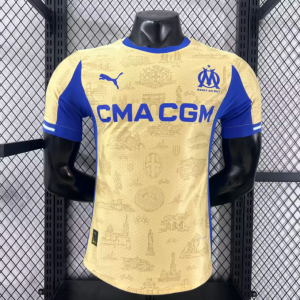 OLYMPIQUE DE MARSEILLE QUATRIEME MAILLOT VERSION JOUEUR 25/26