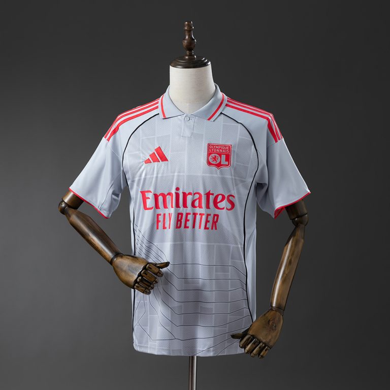 adidas Maillot de Foot OL Olympique Lyonnais Home Femme Blanc