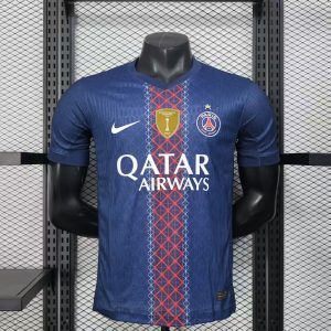 PARIS SAINT GERMAIN DOMICILE EDITION SPECIALE MAILLOT VAINQUEUR COUPE INTERCONTINENTALE 25/26 + ETOILE LDC VERSION JOUEUR