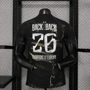 PARIS SG TROISIEME MAILLOT 25/26 SPECIALE EDITION VAINQUEUR CHAMPIONS LEAGUE VERSION SUPPORTERS